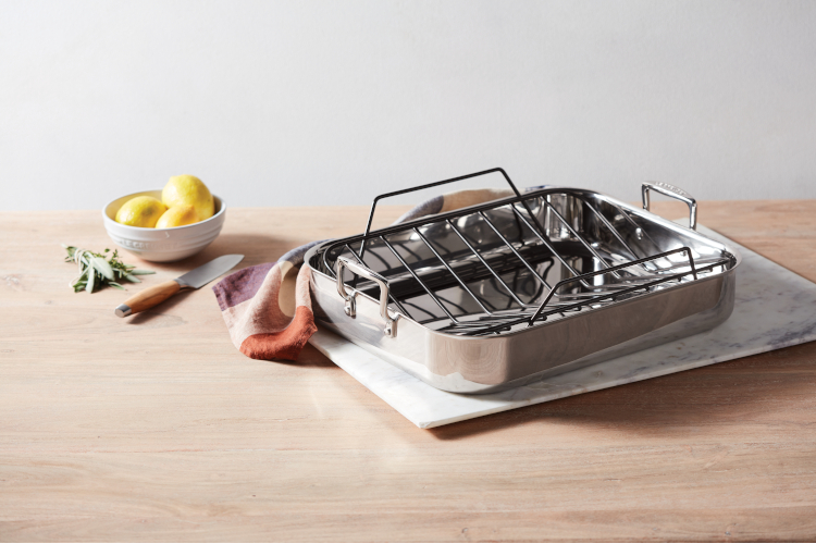 AllClad Stainless Steel Roasters with NonStick Rack