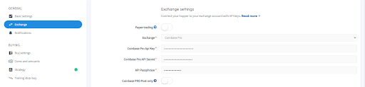 Connect your Bot to Coinbase Pro · Cryptohopper Documentation