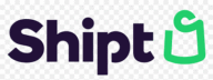 Shipt logo with the word "Shipt" in bold black letters and a green shopping bag icon on the right.