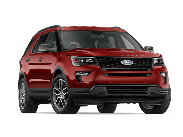 Photo view of 2018 Ford Explorer in Red