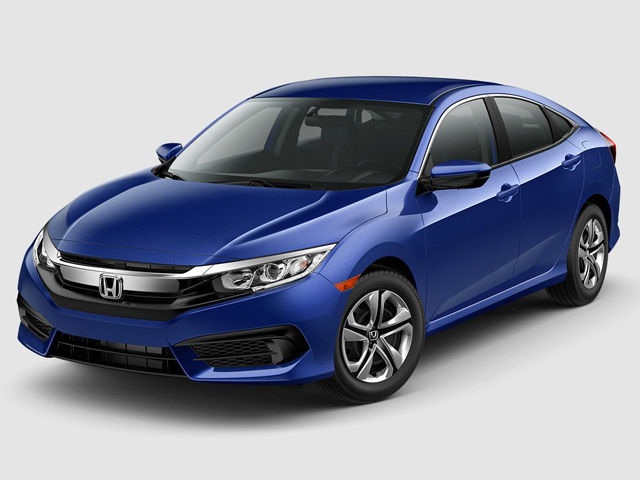 Photo view of 2018 Honda Civic Sedan in Blue