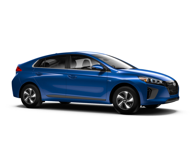 Photo view of 2018 Hyundai Ioniq Hybrid in Blue