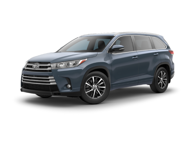 Photo view of 2018 Toyota Highlander in Blue