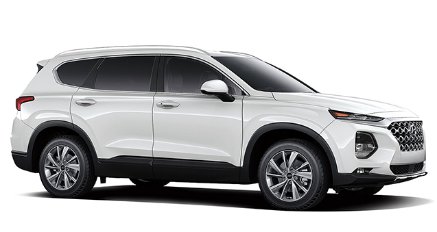 Photo view of 2019 Hyundai Santa Fe in White