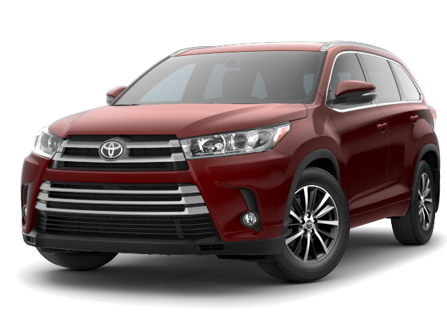 Photo view of 2019 Toyota Highlander in Red