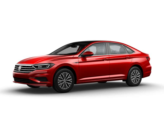 Photo view of 2019 Volkswagen Jetta in Red