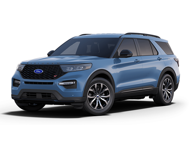 Photo view of 2020 Ford Explorer in Blue