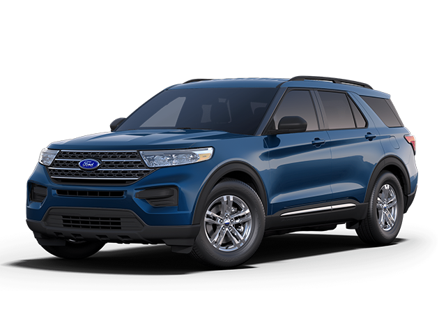 Photo view of 2020 Ford Explorer in Blue