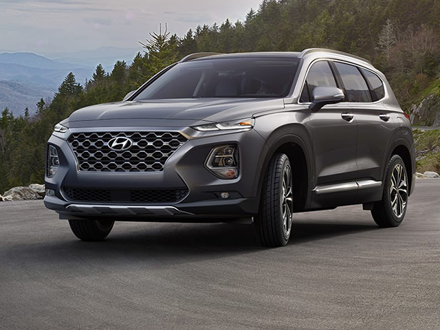 Photo view of 2020 Hyundai Santa Fe in Green