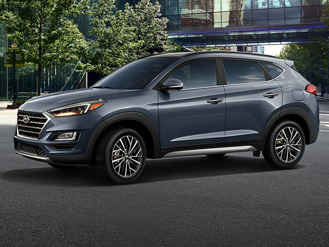 Photo view of 2020 Hyundai Tucson in Blue