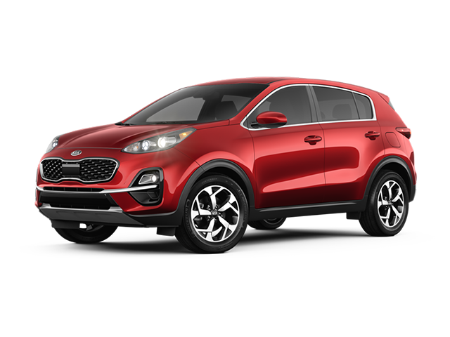Photo view of 2020 Kia Sportage in Red