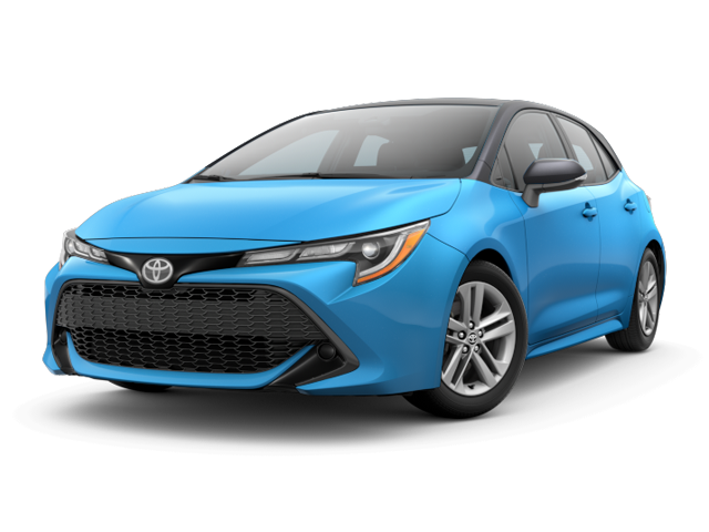 Photo view of 2020 Toyota Corolla Hatchback in Blue