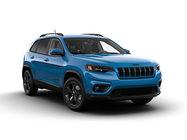 Photo view of 2021 Jeep Cherokee in Red