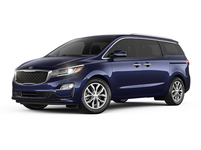 Photo view of 2021 Kia Sedona in Blue