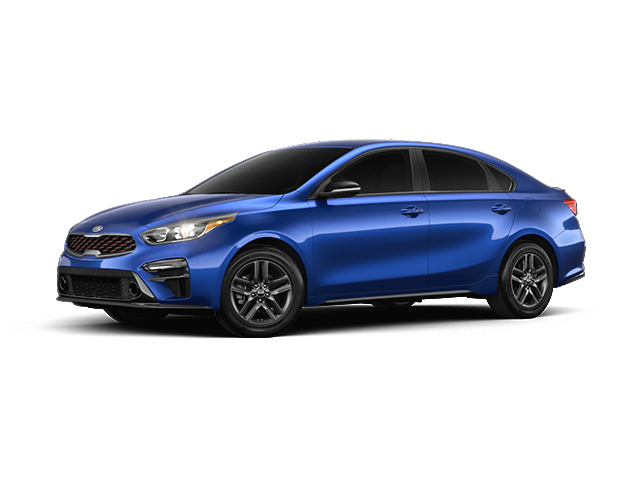 Photo view of 2021 Kia Forte in Blue