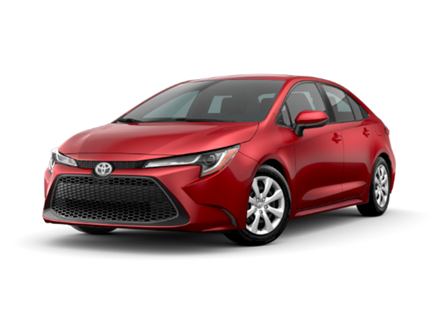 Photo view of 2021 Toyota Corolla in Red