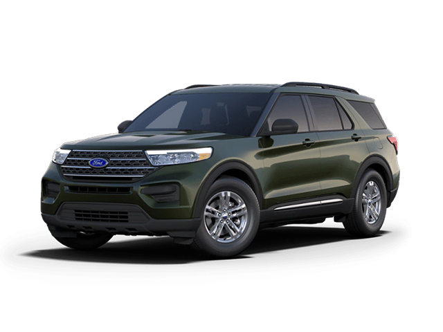 Photo view of 2022 Ford Explorer in Green