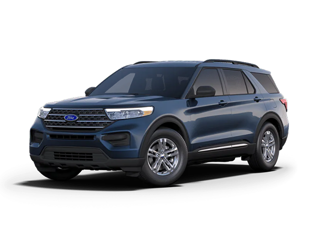 Photo view of 2022 Ford Explorer in Blue