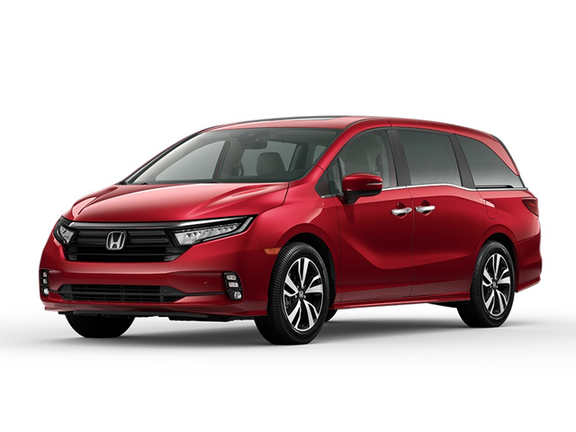 Photo view of 2022 Honda Odyssey in Red