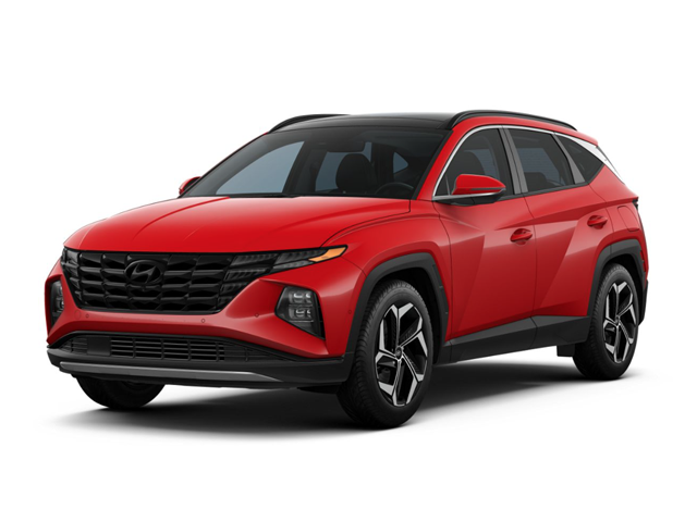 Photo view of 2022 Hyundai Tucson in Red