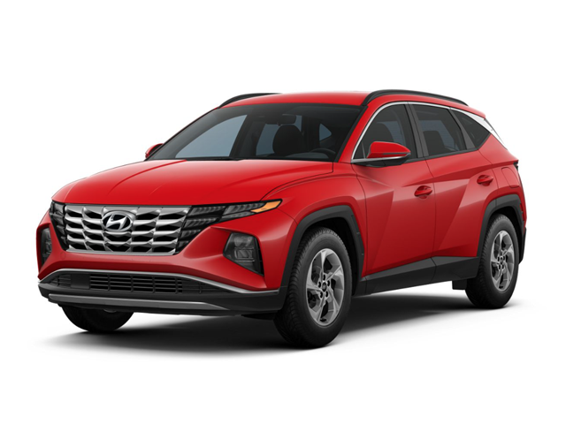 Photo view of 2022 Hyundai Tucson in Red