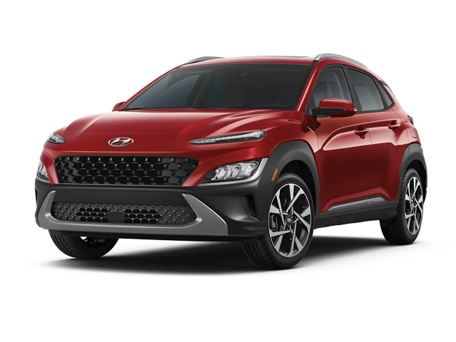 Photo view of 2022 Hyundai Kona in Red
