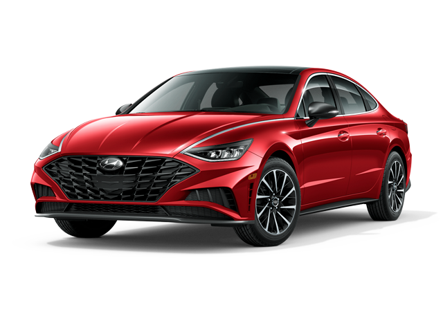 Photo view of 2022 Hyundai Sonata in Red