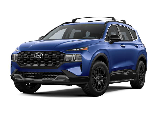 Photo view of 2022 Hyundai Santa Fe in Blue