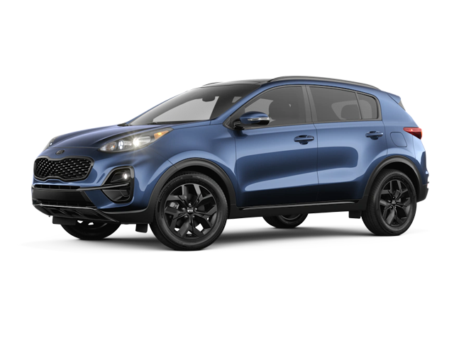 Photo view of 2022 Kia Sportage in Blue