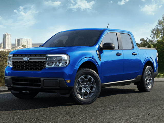 Photo view of 2023 Ford Maverick in Blue
