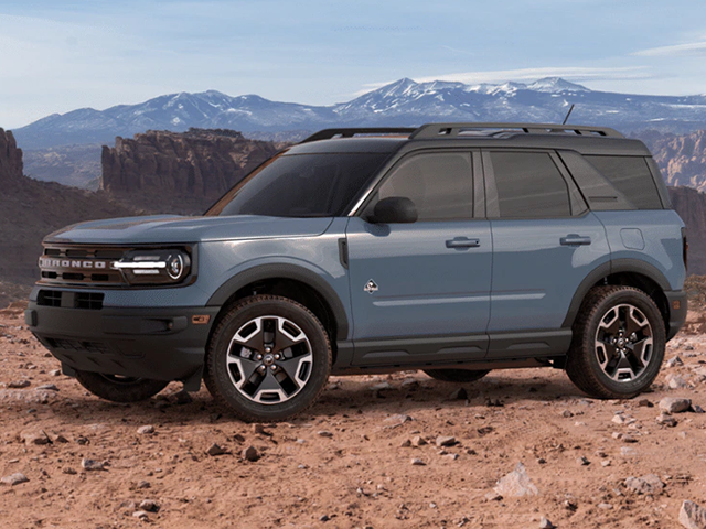Photo view of 2023 Ford Bronco Sport in Blue