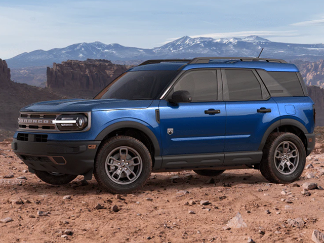 Photo view of 2023 Ford Bronco Sport in Blue