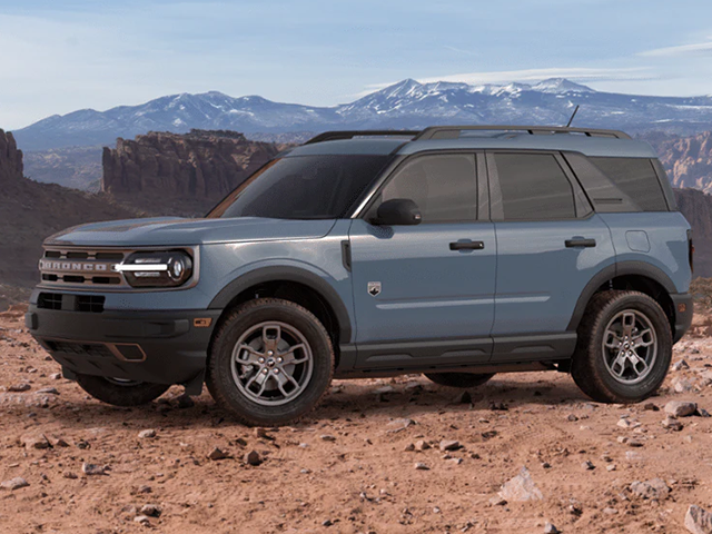 Photo view of 2023 Ford Bronco Sport in Blue