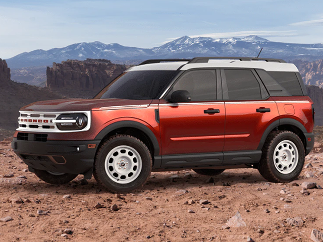 Photo view of 2023 Ford Bronco Sport in Blue