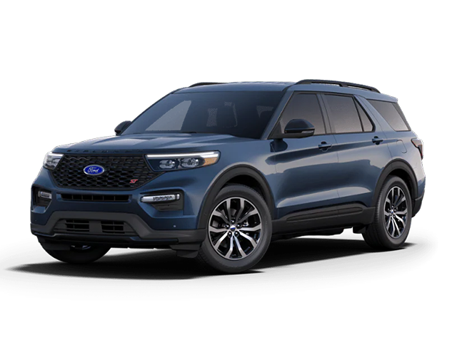 Photo view of 2023 Ford Explorer in Blue
