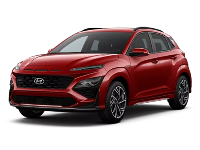 Photo view of 2023 Hyundai Kona in Red