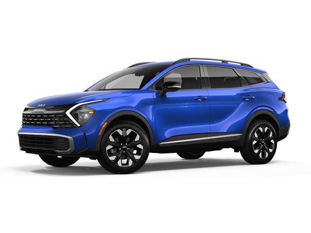 Photo view of 2023 Kia Sportage in Blue