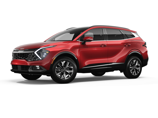 Photo view of 2023 Kia Sportage Hybrid in Red