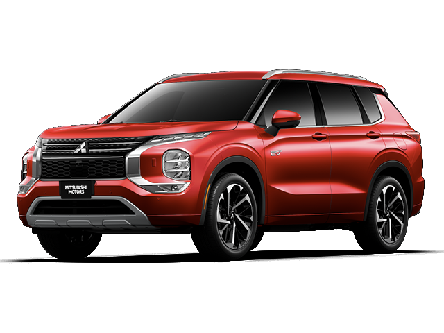 Photo view of 2023 Mitsubishi Outlander PHEV in Red
