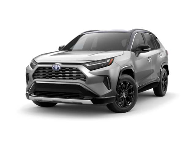 Photo view of 2024 Toyota RAV4 Hybrid in Blue