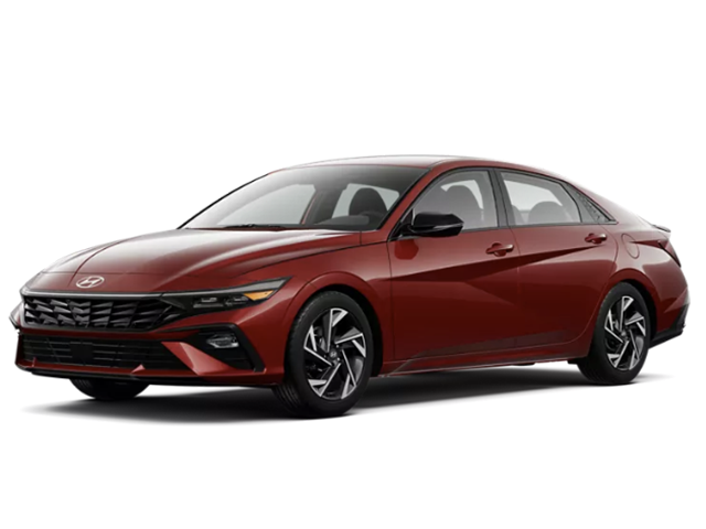 Photo view of 2025 Hyundai Elantra in Red