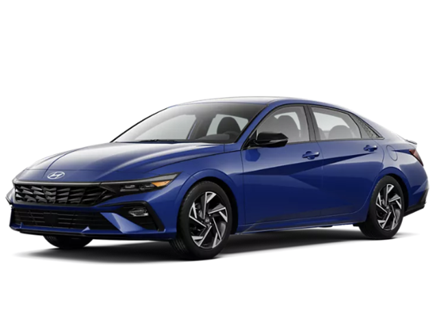 Photo view of 2025 Hyundai Elantra in Blue