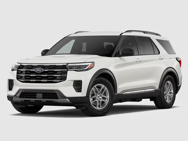 Photo view of 2026 Ford Explorer in White