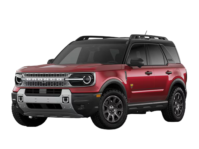 Photo view of 2026 Ford Bronco Sport in Red