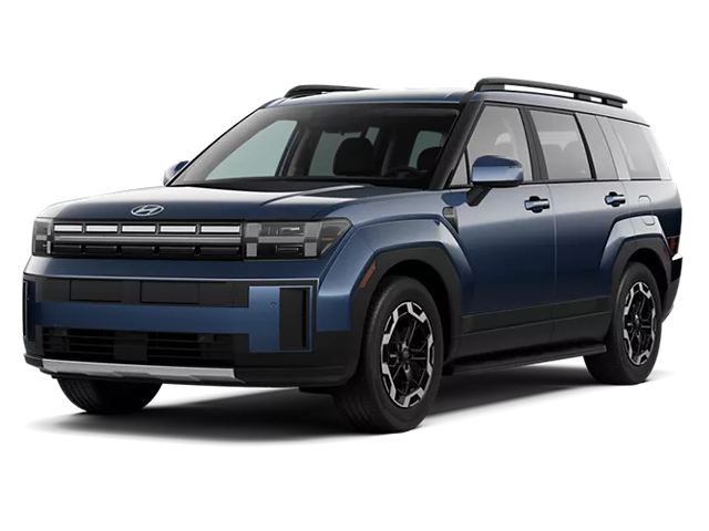 Photo view of 2026 Hyundai Santa Fe in Blue