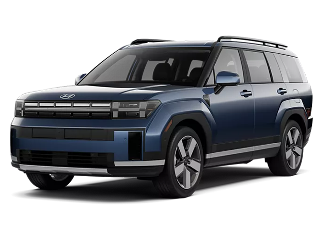 Photo view of 2026 Hyundai Santa Fe in Blue