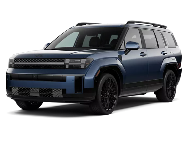 Photo view of 2026 Hyundai Santa Fe in Blue