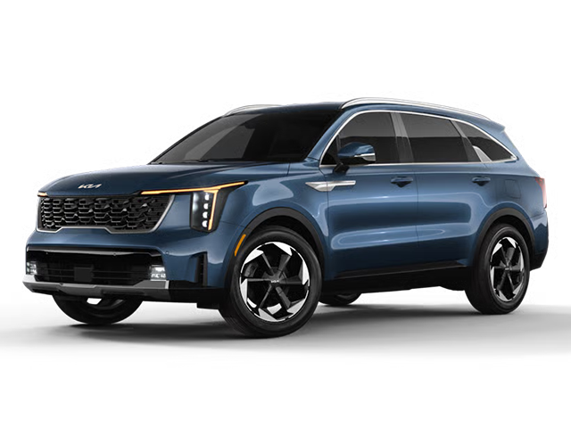 Photo view of 2026 Kia Sorento Hybrid in Blue