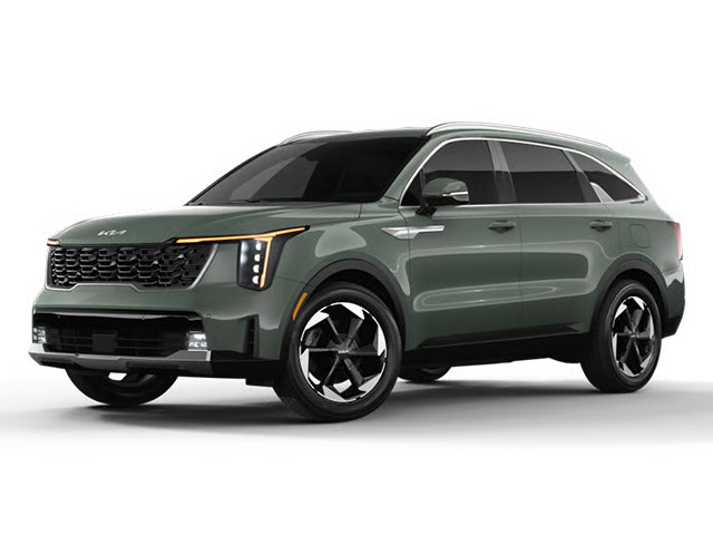 Photo view of 2026 Kia Sorento Hybrid in Green