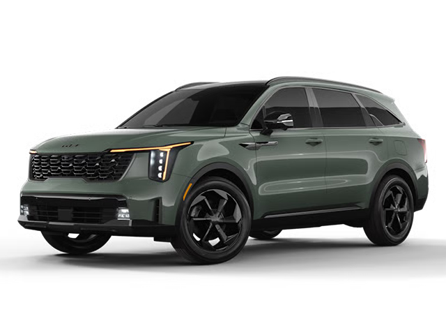 Photo view of 2026 Kia Sorento Hybrid in Green